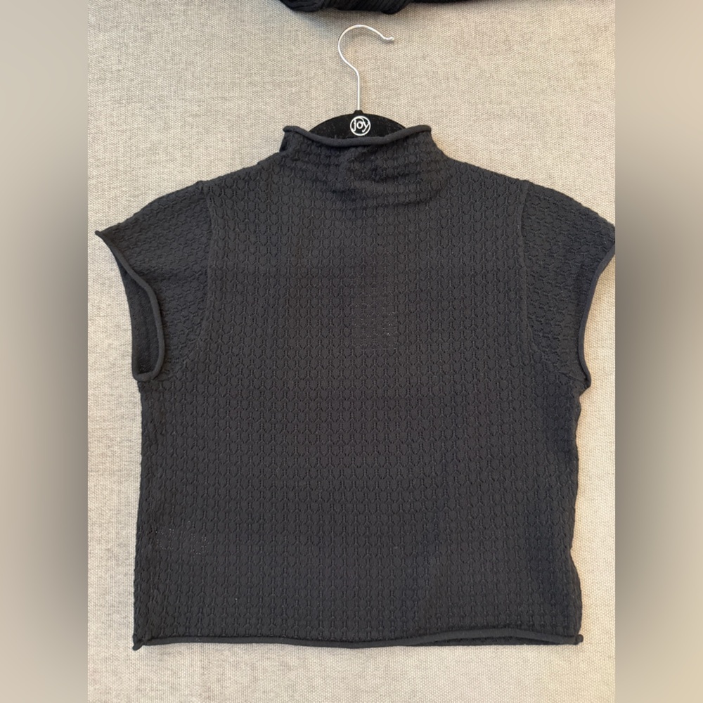 Wild Fable Cropped Knit Sheer Sweater